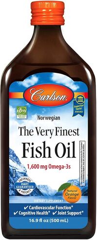 Carlson - The Very Finest Fish Oil Lemon, 16.9oz, 2 Pack in Saudi Arabia