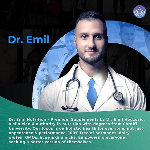 زيت السمك أوميغا 3 من دكتور إميل نيوتريشن - 360 مجم من EPA + 240 مجم من DHA لكل كبسولة هلامية، 60 وجبة in Kuwait