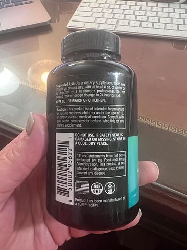 زيت السمك أوميغا 3 من دكتور إميل نيوتريشن - 360 مجم من EPA + 240 مجم من DHA لكل كبسولة هلامية، 60 وجبة in Kuwait