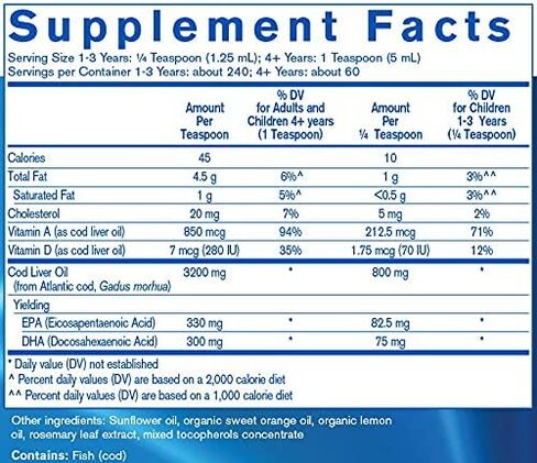 فارماكس أجود زيت كبد سمك القد النقي | العظام والجلد والرؤية والدعم القلبي الوعائي والمعرفي | 10.1 فلوريدا. أوقية. in Kuwait