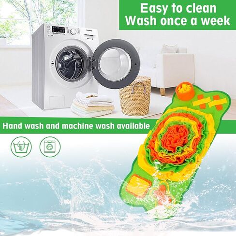 Vivifying Snuffle Mat, Soft Fleece Sniff Mat for Small Dogs and Cats Slow Eating and Keep Busy, Dog Enrichment Toys to Help Mental Stimulation and Natural Foraging Skills in Kuwait