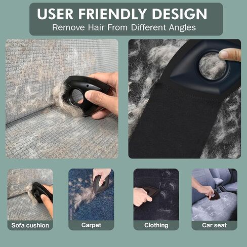 Pet Hair Remover for Couch, Cat Dog Hair Remover Brush for Car Carpet, Reusable Pet Fur Remover, Lint Brushes Pet Hair Scraper Tool for Furniture, Clothes in Saudi Arabia