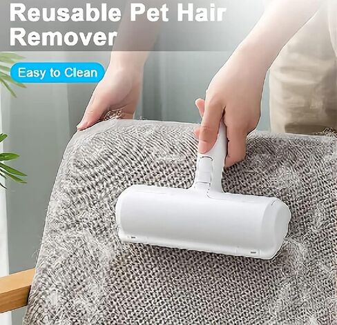FAREEHA Pet Hair Remover - Reusable Hair Remover for Cats and Dogs for Furniture, Sofas, Carpets, Car Seats or Bedding - Multiple Portable Lint Roller in Saudi Arabia