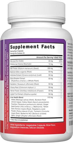 Liver Cleanse Detox & Repair Silymarin Milk Thistle Extract 1000mg High Potency Liver Focus Supplement for Weight Loss with 22 Ingredients - Natural Detoxifier & Regenerator Liver Support & Rescue in Saudi Arabia
