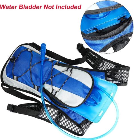 4 Pcs Hydration Backpack for 2 Liter Bladder Hydration Pack Backpack Lightweight Water Backpack Outdoor Sports Cycling Biking Running Climbing Travelling Men Women,Water Bladder Not Included in Saudi Arabia