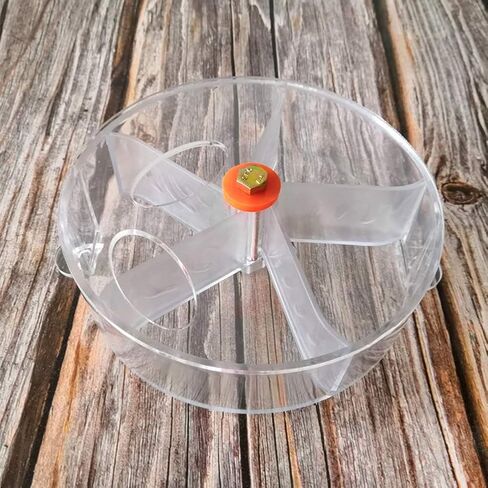 Bird Creative Foraging Toy Seed Food Ball Rotate Wheel for Small and Medium Parrot Parakeet Cockatiel Conure African Grey Cockatoo Macaw Amazon Budgie Lovebird Canary Cage Feeder in Kuwait