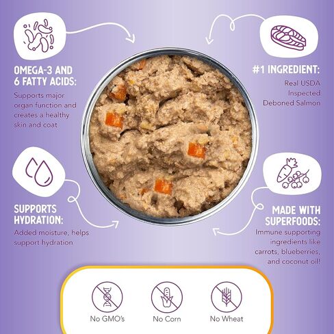 Health Extension Wet Dog Food Geo Carolina Skillet Pork Recipe (12.5Oz) | All Life Stages | Added Vitamins & Minerals | for Sensitive Stomachs | Non GMO in Saudi Arabia