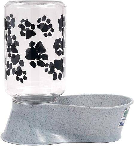 Lixit Reversable Water or Dry Food Feeders for Cats and Dogs (Small, Granite) in Kuwait