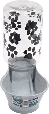 Lixit Reversable Water or Dry Food Feeders for Cats and Dogs (Small, Granite) in Kuwait
