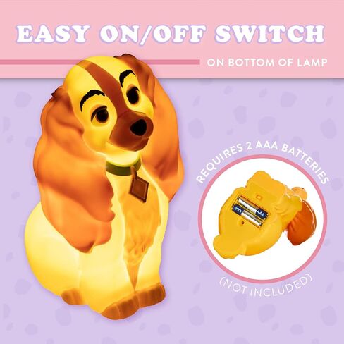 Paladone Lady and The Tramp Light | Disney Home Décor | Officially Licensed Merchandise in Saudi Arabia