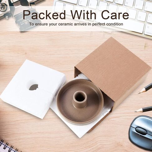 Palo Santo Holder, Ceramic Incense Burner for Palo Santo Wood or Scented Incense Stick, Brown in Saudi Arabia
