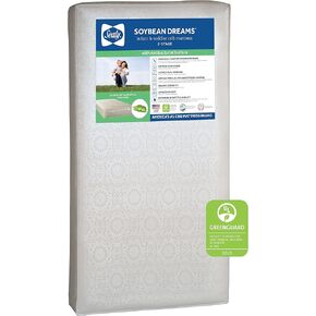 مرتبة سرير أطفال من سيلي فول الصويا مضادة للبكتيريا بمرحلتين، مقاومة للماء، مرتبة قياسية للأطفال الصغار والرضع وحماية من البقع، وسادة مرتبة مقاومة للماء in Kuwait