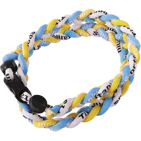 MapofBeauty 22 Inch 3 Rope Sport Ropes Nylon Braided Rope Three Color Necklace