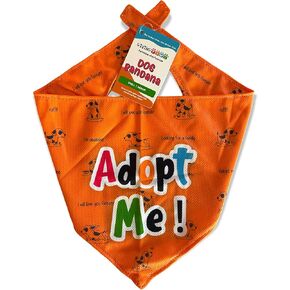 إعطاء الكفوف - تبني مي دوج باندانا - باندانا للجراء مع أقوال جميلة وألوان ثابتة لافتة للنظر - رد الجميل للحيوانات الأليفة المحتاجة - مناديل خضراء للكلاب - صغيرة/متوسطة in Kuwait