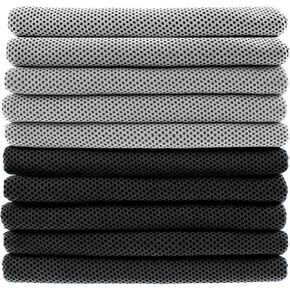 Peicees 10 Pack Microfiber Cooling Towels for Neck Sports Gym Workout Cooling Towel, 40x12 Inches Fast Drying Super Absorbent Compact Lightweight for Climbing Camping Travel Beach
