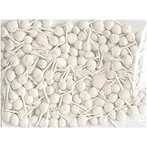 RATNA Pure Handmade Cotton Puja Wicks/Round Cotton Wicks/Diya Batti for Puja aarti Pack of 200 in Saudi Arabia