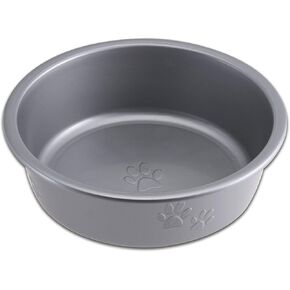 Loving Pets Dolce Luminoso Dog Bowl, Non-Skid Plastic Bowl, Large, Silver in Saudi Arabia
