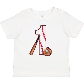 inktastic Baseball First Birthday- 1 Year Old Baby T-Shirt