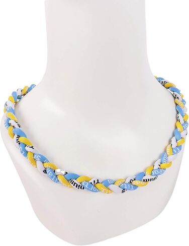 قلادة مابوف بيوتي 22 بوصة 3 حبال رياضية من النايلون المضفر بثلاثة ألوان in Kuwait