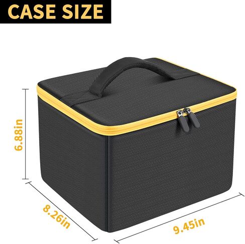 حقيبة تانمكين متوافقة مع مكبر الصوت ديوالت 20 فولت ماكس DCR010، حقيبة تخزين منظم حمل لأدوات ديوالت، حزمة البطارية والشاحن (صندوق فقط) in Kuwait