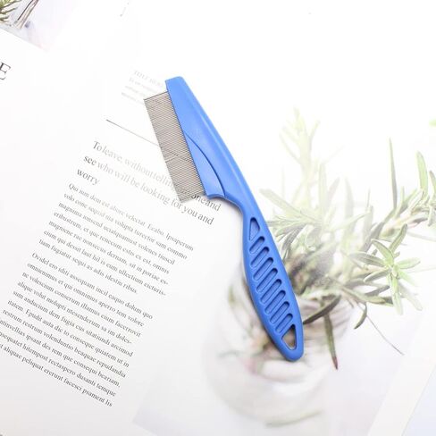 Jegtew 6 Pieces Dog Eye Combs, Pet Grooming Comb for Small Dogs & Pet, Professional Eye Mucus, Tear Stain and Crust Remover Comb in Kuwait