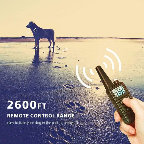 Patroaint Dog Training Collar with Three Training Modes, Waterproof Training Collar, Long Range up to 2600Ft in Saudi Arabia