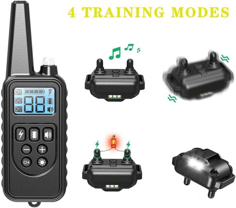 Patroaint Dog Training Collar with Three Training Modes, Waterproof Training Collar, Long Range up to 2600Ft in Saudi Arabia