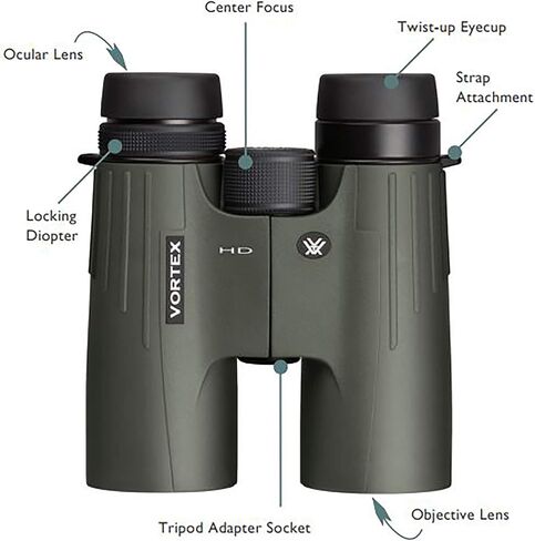 مناظير Vortex Optics Viper HD السقف منشور 10x42 in Saudi Arabia