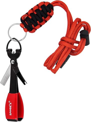 أداة ربط عقدة الصيد من SAMSFX مع حامل شارة الانفصال لصيد السمك الطائر بكرة عقد حبل الرقبة in Saudi Arabia