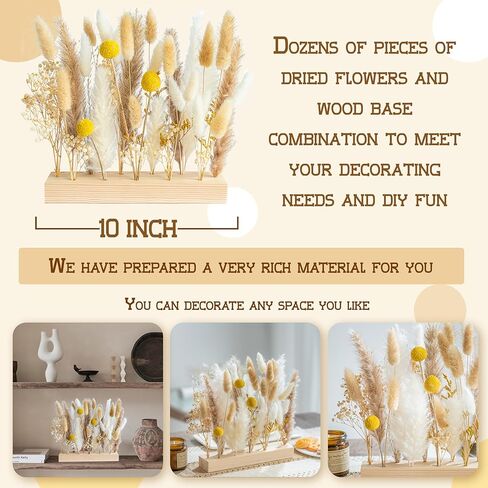 Natural Pampas Grass dreid Flowers Centerpiece Decoration in Kuwait