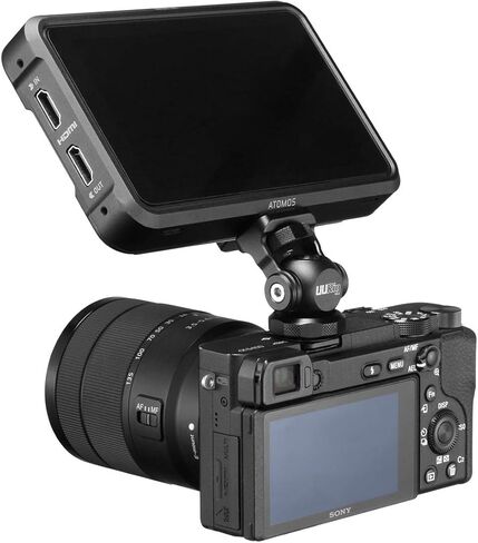 R015 Ballhead زاوية قابلة للتعديل لشاشة الكاميرا، حامل تثبيت ثلاثي القوائم بقطر 1/4 بوصة، رأس تثبيت ثلاثي القوائم قابل للتطبيق، ملحقات التصوير الفوتوغرافي لتصوير الفيديو in Kuwait