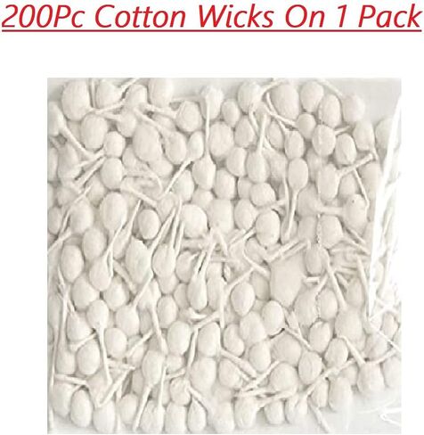 RATNA نقي مصنوع يدويًا من القطن Puja Wicks/Round Cotton Wicks/Diya Batti for Puja aarti حزمة من 200 قطعة in Saudi Arabia