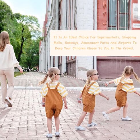 زمام امان للاطفال الصغار مضاد للضياع مع قفل حثي مغناطيسي، امن للرضع والاطفال، سلسلة شنطة ظهر للاطفال، حزام امان للاطفال (زهري + ازرق) in Kuwait