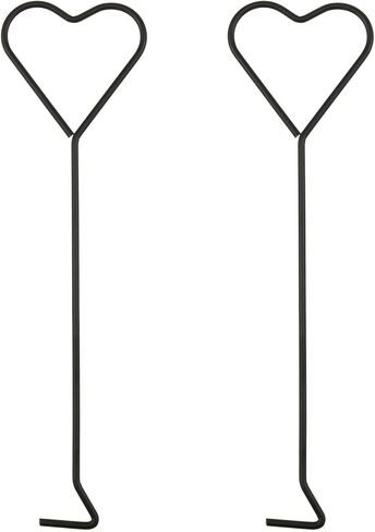 Fengxiaomin 2 قطعة من فتيل الشموع من الفولاذ المقاوم للصدأ غطاسات الفتيل لوضع فتيل الفتيل أدوات خطاف الشموع، أسود in Kuwait