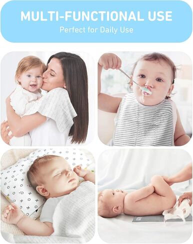 ملابس التجشؤ للأطفال الأولاد والبنات من بيبي باي - عبوة من 5 قطع من قماش التجشؤ القطني فائق الامتصاص - قطع قماش للتجشؤ بالحليب - ملابس تجشؤ للأطفال للجنسين - مجموعة قماش للتجشؤ in Kuwait