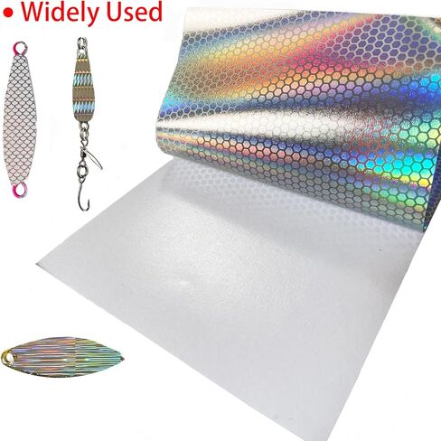 24 ورقة من ملصقات طُعم الصيد من بومبيت، ملصقات طُعم هولوغرافية لاصقة، ملصقات قشور سمك لاصقة، شرائط طُعم صيد السمك ذاتية الصنع in Kuwait