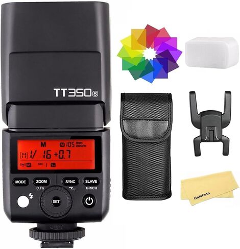 Godox TT350S Speedlite Flash for Sony Camera, 2.4G HSS 1/8000s TTL GN36 Wireless Speedlite Flash for Sony Mirrorless DSLR A7II A7RII A7III A7SII A6000 A6500 A6400 A6300 in Saudi Arabia