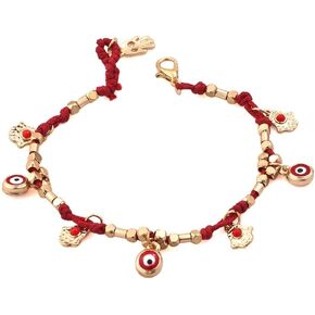 Moonlight Collections Protection Turkish Eye Bracelet Red Evil Eye Bracelet for Protection Kabbalah Red String Bracelet Hamsa Hand in Saudi Arabia