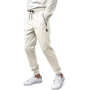 Southpole Men's Quick-Dry Water Resistant Nylon Track Jogger Pants W/Zipped Pockets in Kuwait