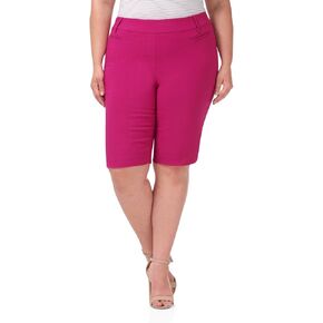 Rekucci Curvy Woman Ease into Comfort Plus Size Modern City Short