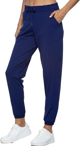 Rrosseyz Women Lightweight Joggers Pants with Pockets, Quick Dry Athletic Workout Soft Pant for Gym Running in Kuwait