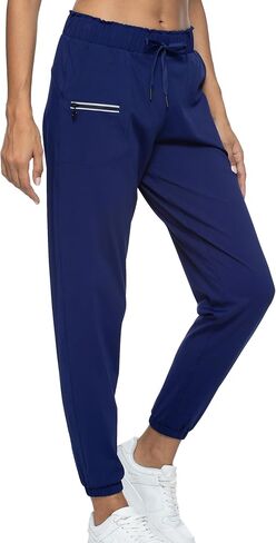 Rrosseyz Women Lightweight Joggers Pants with Pockets, Quick Dry Athletic Workout Soft Pant for Gym Running in Kuwait
