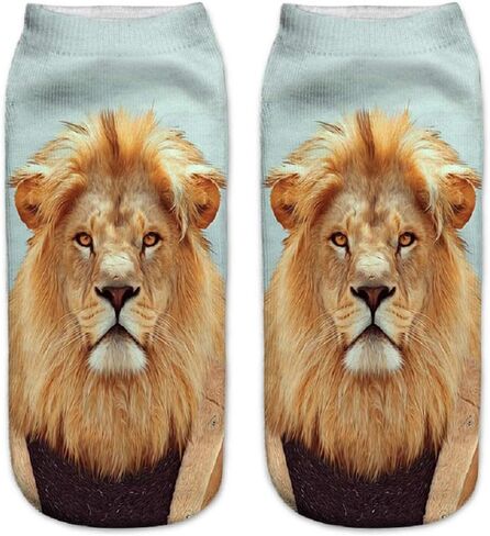 جوارب Benefeet Sox للسيدات والفتيات المضحكة للكاحل المجنونة والممتعة بنمط طباعة ثلاثي الأبعاد جوارب لطيفة وسخيفة in Saudi Arabia