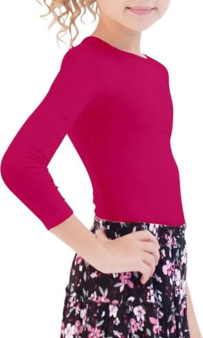 KIDPIK تي شيرت بطبقات للبنات 2PK | تي شيرت طويل الأكمام للأعمار من 4 سنوات فما فوق in Kuwait