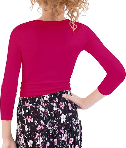 KIDPIK تي شيرت بطبقات للبنات 2PK | تي شيرت طويل الأكمام للأعمار من 4 سنوات فما فوق in Kuwait