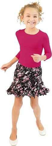 KIDPIK تي شيرت بطبقات للبنات 2PK | تي شيرت طويل الأكمام للأعمار من 4 سنوات فما فوق in Kuwait