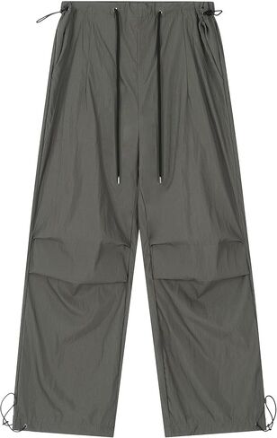 American Retro Tooling Paratrooper Pants for Men and Women Loose Straight Wide-Leg Parachute Pants Design Pants in Saudi Arabia
