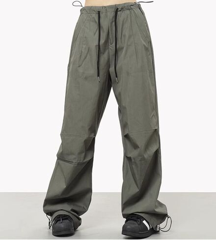 American Retro Tooling Paratrooper Pants for Men and Women Loose Straight Wide-Leg Parachute Pants Design Pants in Saudi Arabia