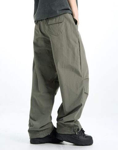 American Retro Tooling Paratrooper Pants for Men and Women Loose Straight Wide-Leg Parachute Pants Design Pants in Saudi Arabia