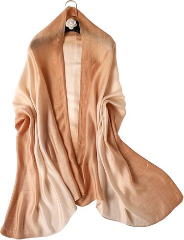 WINCESS.YU وشاح نسائي متدرج شالات طويلة وأغطية باشمينا صلبة خفيفة الوزن لربيع وصيف وخريف in Kuwait